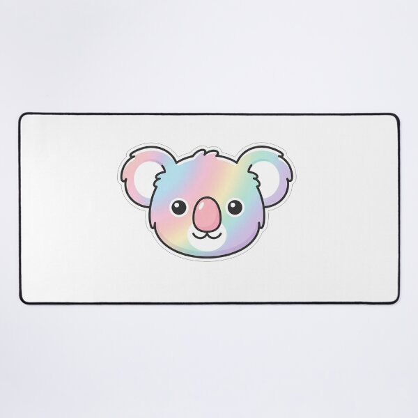 Item preview, Cute Rainbow Pastel Koala Face Illustration designed and sold by Owcomm.