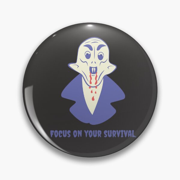 Item preview, Funny Nosferatu Survival Humor Illustration Purple Edition designed and sold by beboplab.