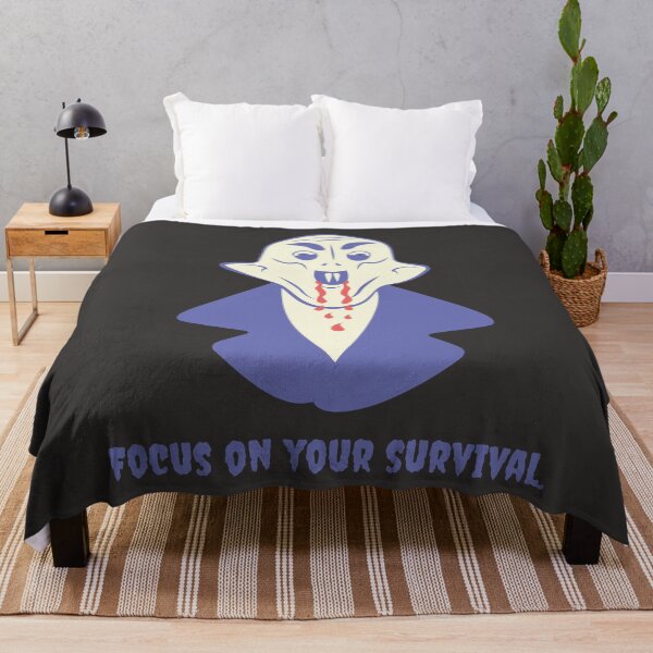 Item preview, Funny Nosferatu Survival Humor Illustration Purple Edition designed and sold by beboplab.