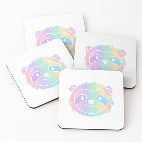 Item preview, Cute Pastel Rainbow Sloth Face designed and sold by Owcomm.