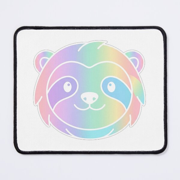 Item preview, Cute Pastel Rainbow Sloth Face designed and sold by Owcomm.