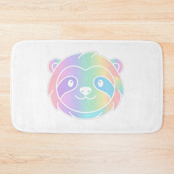 Item preview, Cute Pastel Rainbow Sloth Face designed and sold by Owcomm.