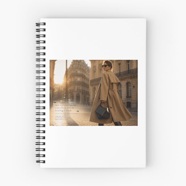 Item preview, Parisian Street Style Editorial – Golden Hour Fashion Art Print designed and sold by marianka91.