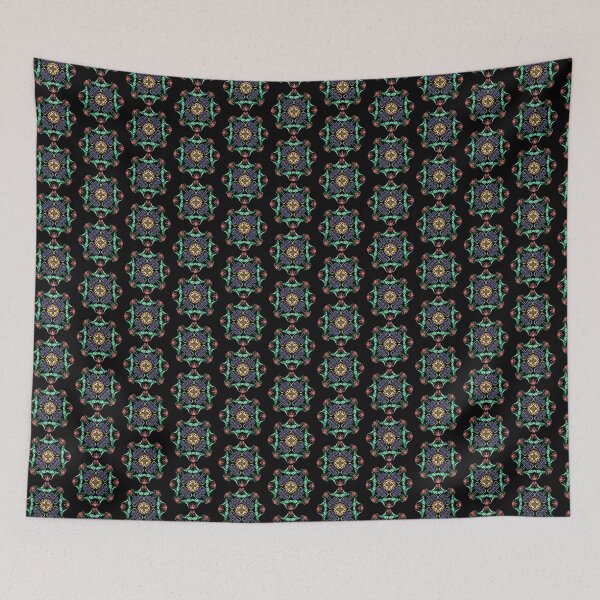 Item preview, Boho Chic Ornate Plant Pattern  designed and sold by ReemArtX .