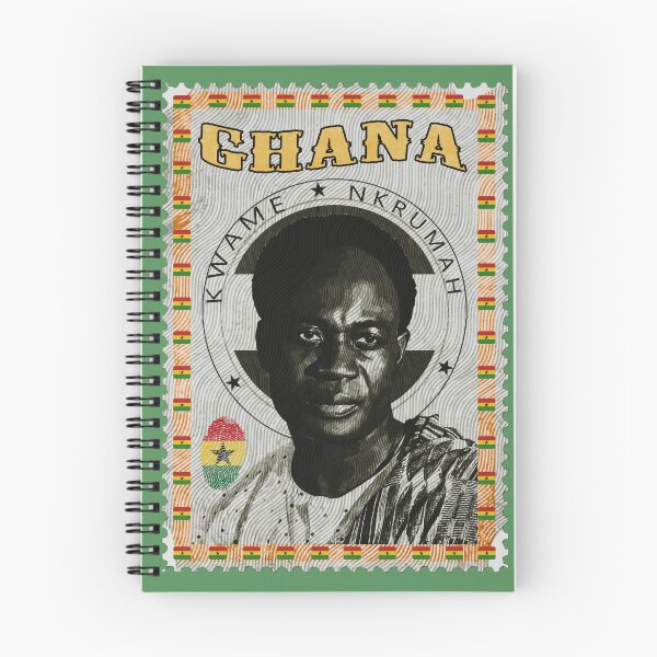 Item preview, Vintage Kwame Nkrumah Postage Stamp Ghana Independence leader Pan-African Revolutionary Black and white  designed and sold by Youngkev-arts.
