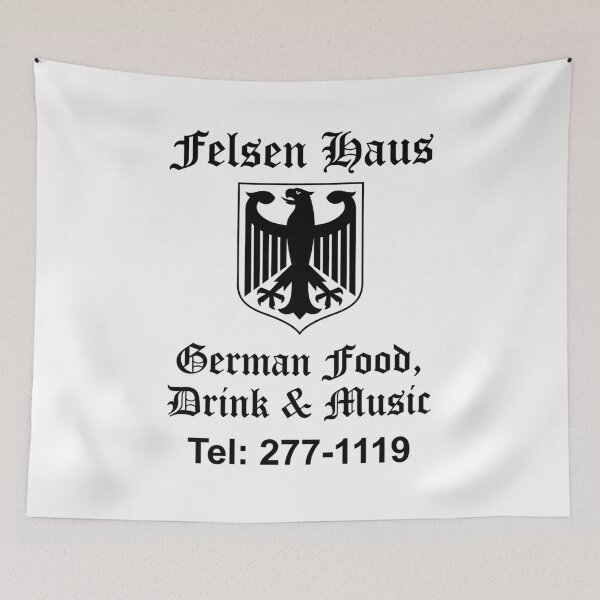 Item preview, Felsen Haus - Retro Phoenix German Restaurant designed and sold by Amerizona Designs.