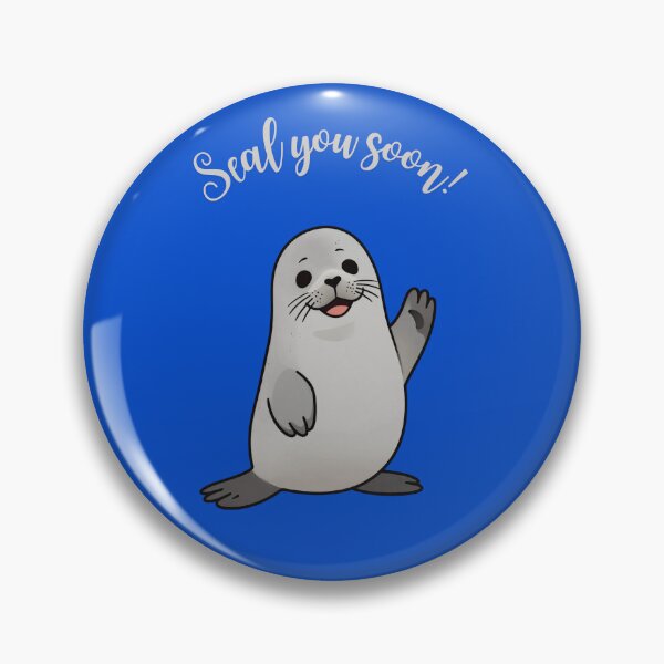 Item preview, Seal you soon! Funny goodbye gifts with seals designed and sold by ewicraft.