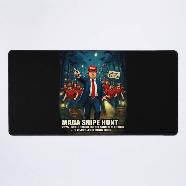 Item preview, MAGA The Art of the Snipe Hunt - Still Looking for the Stolen Election Trump T-Shirt designed and sold by No Kings Bling.