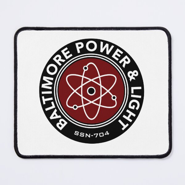 Artikelvorschau, SSN-704 - Baltimore Power & Light Shirt - Retro entworfen und verkauft von U.S. Navy Veteran Gear.