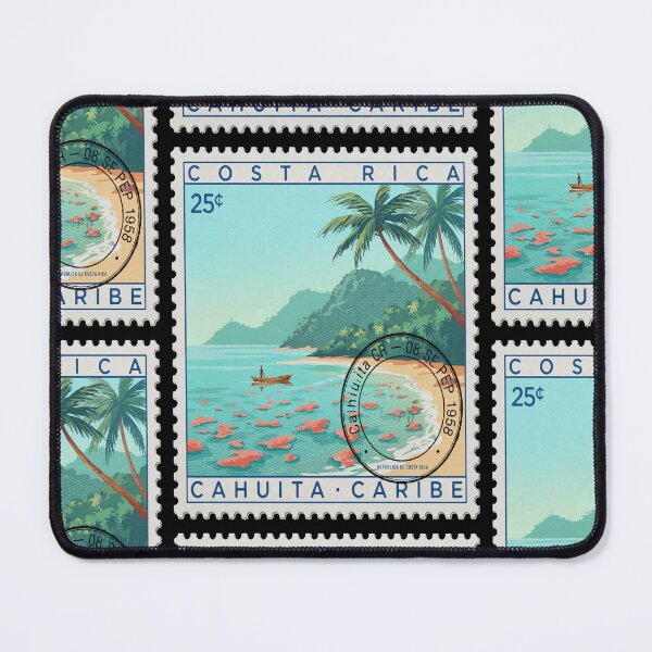 Item preview, Cahuita Costa Rica Caribbean Reef Postage Stamp Sticker designed and sold by stickercuffs.
