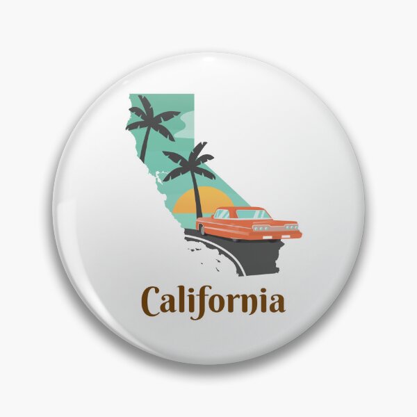 Item preview, California Retro Sunset Vintage Car Art designed and sold by AhinoraArtShop.