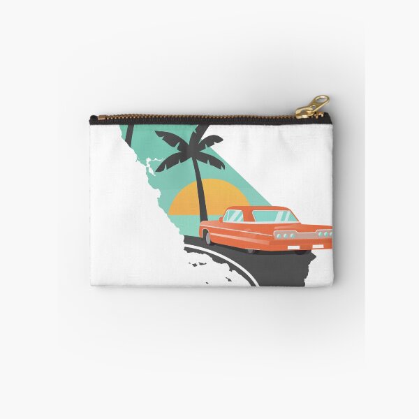 Item preview, California Retro Sunset Vintage Car Art designed and sold by AhinoraArtShop.