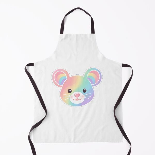 Item preview, Cute Pastel Rainbow Mouse Face designed and sold by Owcomm.
