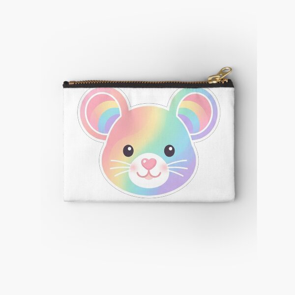 Item preview, Cute Pastel Rainbow Mouse Face designed and sold by Owcomm.