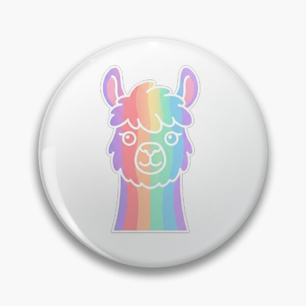 Item preview, Cute Rainbow Llama Animal Face Illustration designed and sold by Owcomm.