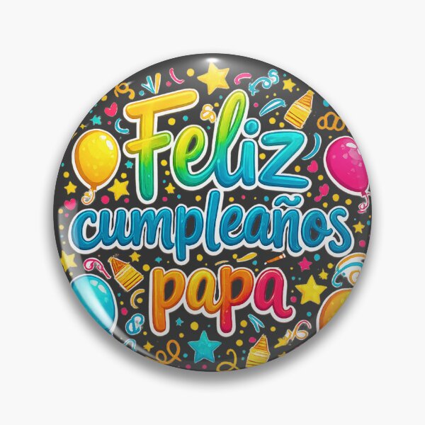 Item preview, Happy Birthday Dad – Colorful Birthday Design for Dad | Fiesta, Balloons & Celebration Gift designed and sold by Kittcatking.