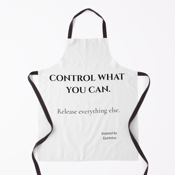 Item preview, Control What You Can – White Minimalist Stoic Quote Inspired by Epictetus designed and sold by CalmWorldShop.