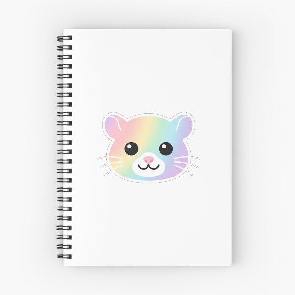 Item preview, Cute Pastel Rainbow Hamster Face designed and sold by Owcomm.