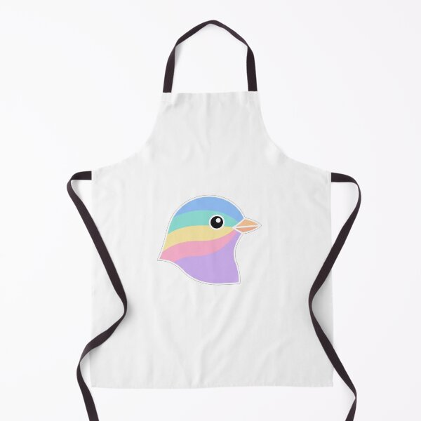 Item preview, Cute Pastel Rainbow Bird Profile Illustration designed and sold by Owcomm.