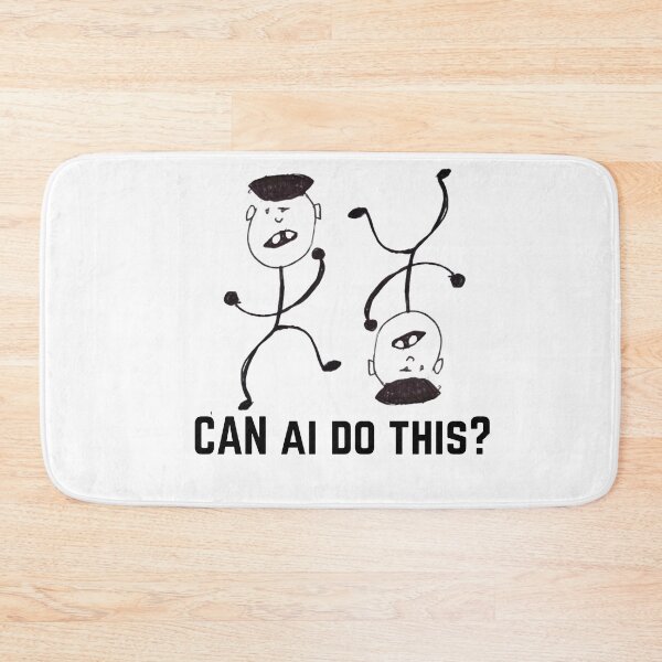 Item preview, Stick Man Against AI designed and sold by MayaCordalia.