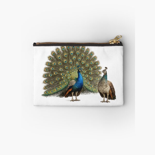 Item preview, Realistic Peacock Pair – Majestic Wildlife Bird Art designed and sold by SmikiM.