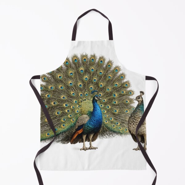 Item preview, Realistic Peacock Pair – Majestic Wildlife Bird Art designed and sold by SmikiM.