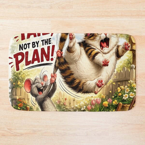 Item preview, Funny cat & mouse cartoon design  designed and sold by urbanshop7.
