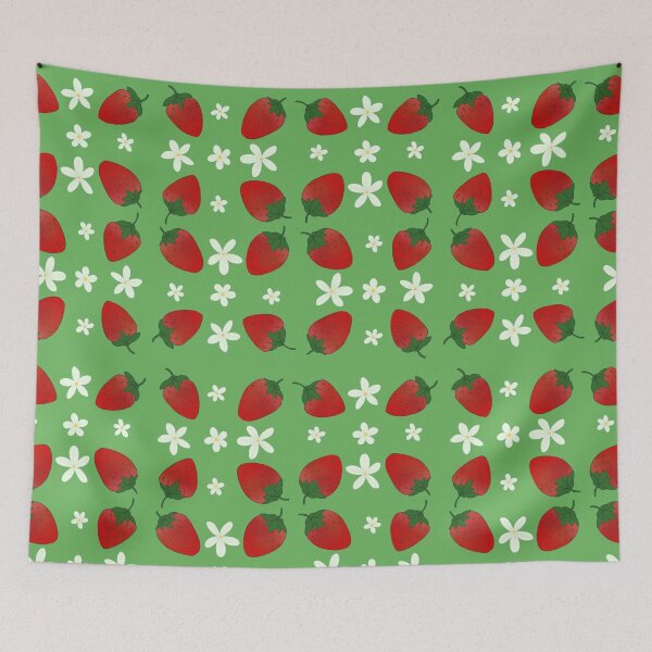Item preview, Strawberry pattern designed and sold by DigiFloralArts.