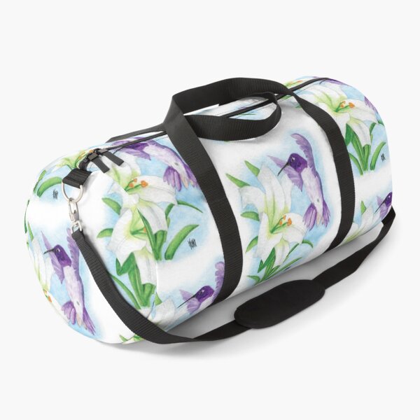 Item preview, BLACK CHINNED HUMMINGBIRD WITH EASTER LILY designed and sold by Jesus Vichareli.