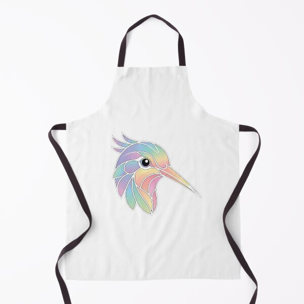 Item preview, Pastel Rainbow Hummingbird Profile Illustration designed and sold by Owcomm.