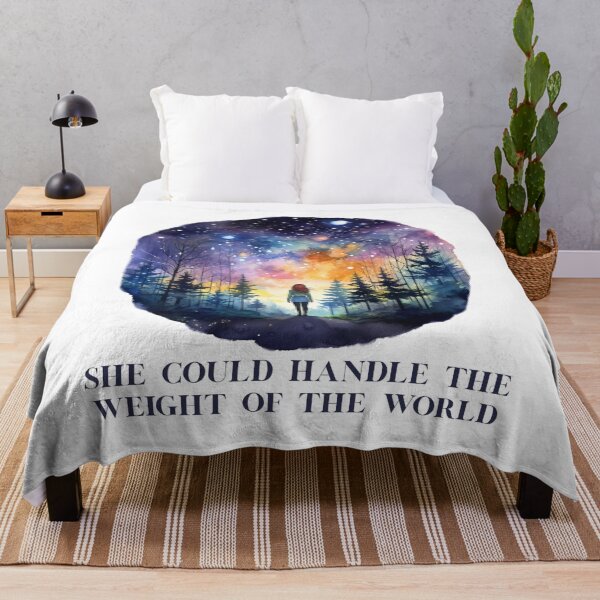 Item preview, She Could Handle The Weight Of The World designed and sold by SHNewfoundland.