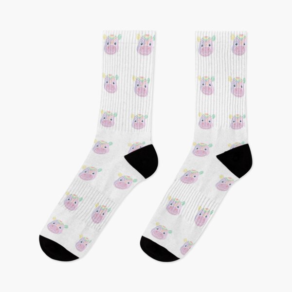 Item preview, Cute Pastel Rainbow Hippopotamus Face designed and sold by Owcomm.