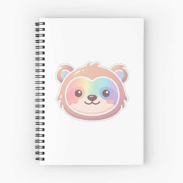 Item preview, Cute Rainbow Faced Bear Animal Portrait designed and sold by Owcomm.