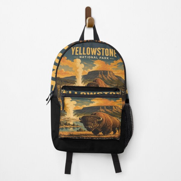 Item preview, Yellowstone National Park Vintage Travel Poster | Scenic Wall Art Print designed and sold by GnuArt.
