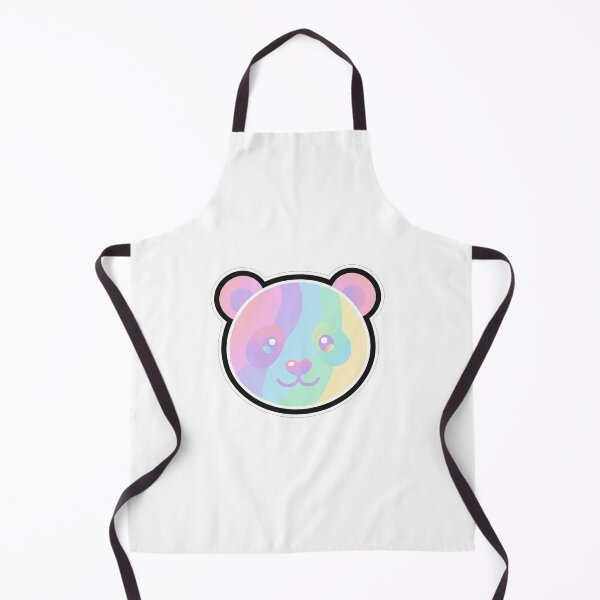 Item preview, Cute Pastel Rainbow Panda Bear Face designed and sold by Owcomm.