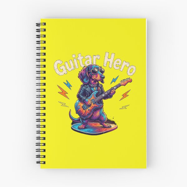 Item preview, Guitar Hero, Dachshund Dog, Sousage dog Playing on Electric Guitar designed and sold by Evelashop.