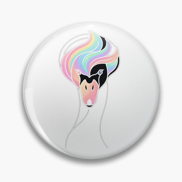 Item preview, Majestic Rainbow Mane Swan Minimalist Illustration designed and sold by Owcomm.