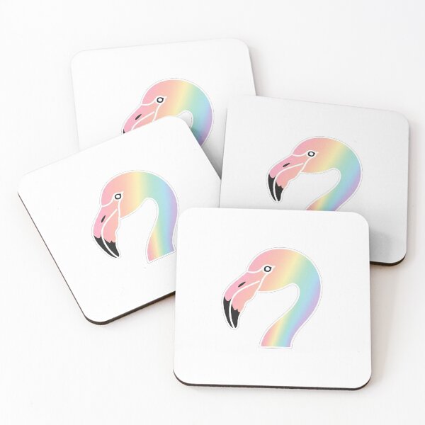 Item preview, Pastel Rainbow Flamingo Head Minimalist Graphic designed and sold by Owcomm.