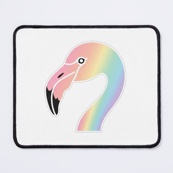 Item preview, Pastel Rainbow Flamingo Head Minimalist Graphic designed and sold by Owcomm.