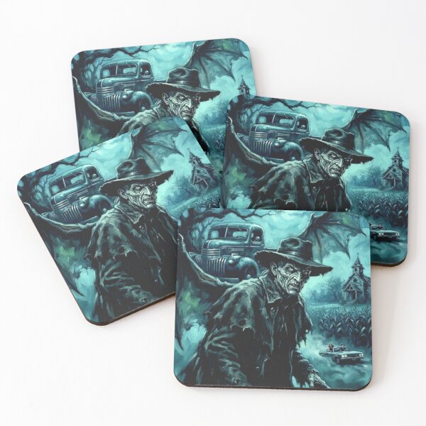 Item preview, Jeepers Creepers Retro Creature Feature Horror Tribute Art Poster designed and sold by Art's Diner.