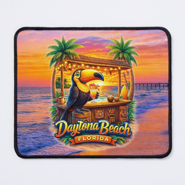 Item preview, Daytona Beach Toucan – Tropical Sunset Vibes designed and sold by MysticOzzy.