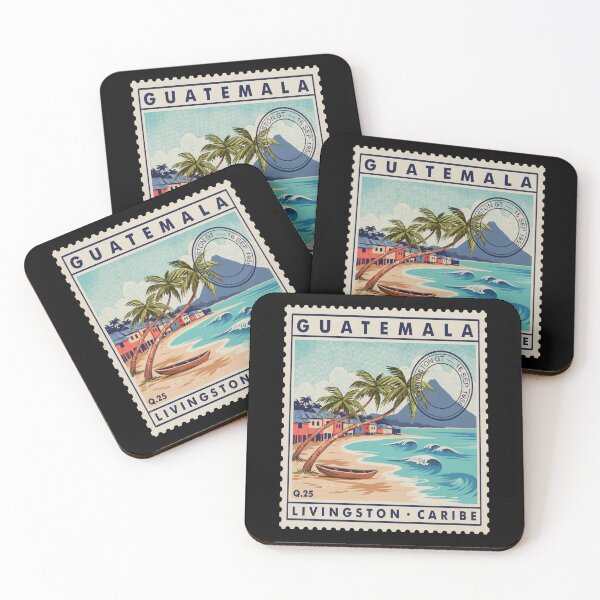 Item preview, Livingston Guatemala Caribbean Coast Postage Stamp Sticker designed and sold by stickercuffs.