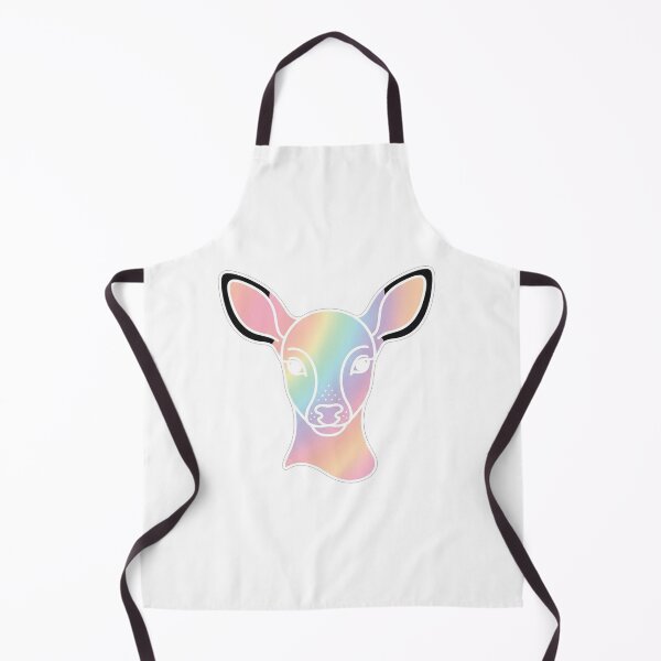 Item preview, Iridescent Rainbow Deer Face Minimalist Portrait designed and sold by Owcomm.
