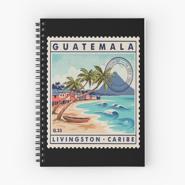 Item preview, Livingston Guatemala Caribbean Coast Postage Stamp Sticker designed and sold by stickercuffs.