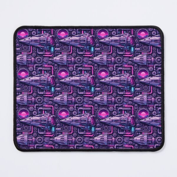 Item preview, Vaporwave Galactic Machineworks Pattern designed and sold by GalacticLabs.