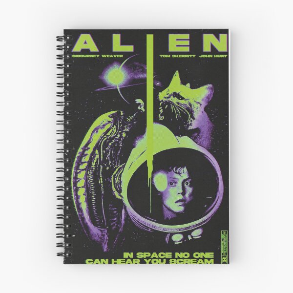 Item preview, Alien Vintage Sci-Fi Horror: Xenomorph, Ripley & Movie Quote Fan Art designed and sold by benja-08.