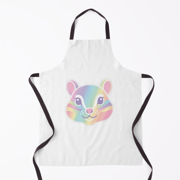 Item preview, Cute Rainbow Pastel Squirrel Face Illustration designed and sold by Owcomm.