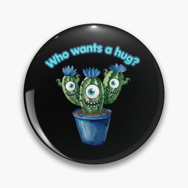 Item preview, Who Wants a Hug? Funny Cute Monster Cactus Shirt | Kawaii Plant Lover Gift designed and sold by emiliacreations.