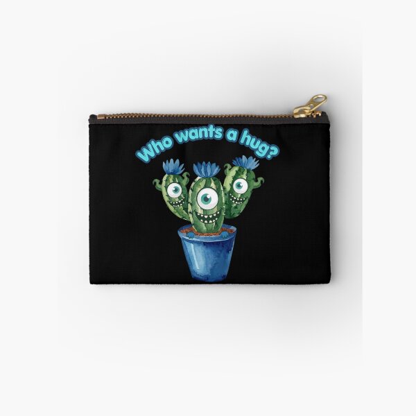 Item preview, Who Wants a Hug? Funny Cute Monster Cactus Shirt | Kawaii Plant Lover Gift designed and sold by emiliacreations.