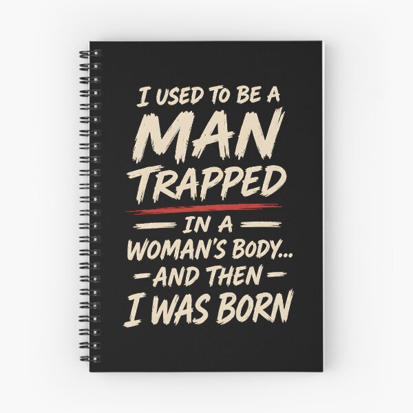 Item preview, I Used to Be a Man Trapped in a Woman's Body Retro Joke designed and sold by Marblaes00.